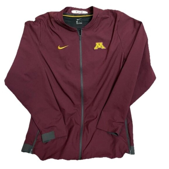 Minnesota Golden Gophers Nike Jacket Mens Maroon Used Team Issued large - Picture 1 of 4